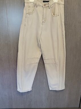 Barrel Light Weight Cotton Jeans-26